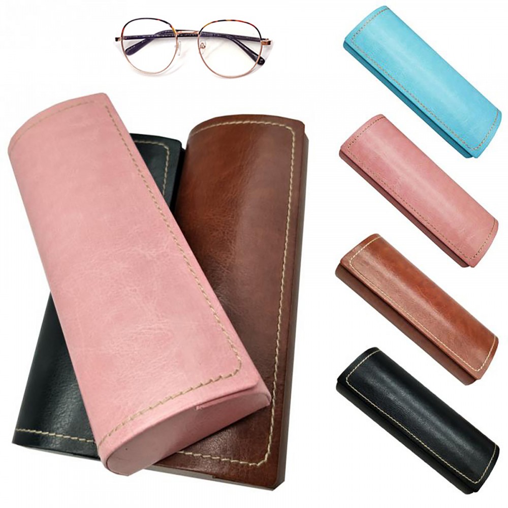 PU Lether Eyeglasses Case Custom Printed