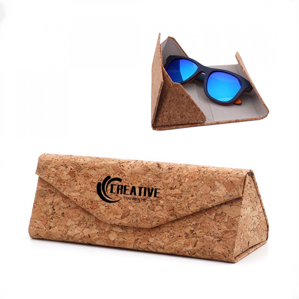 Personalized Eco-Friendly Natural Cork Eyeglasses Case