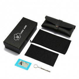 PU Magnetic Eyeglass Case Set with Logo