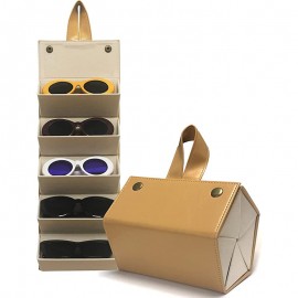 Travel Sunglass Organizer 5 Slots with Logo