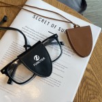 Vintage Microfiber Glasses Case Sunglasses/Hat Holder Lanyard W/Magnetic Closure with Logo