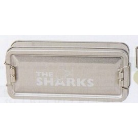 Promotional Square Metal Sunglasses Case w/ Locking Mechanism