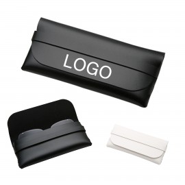 Portable PVC Leather Glasses Case with Logo