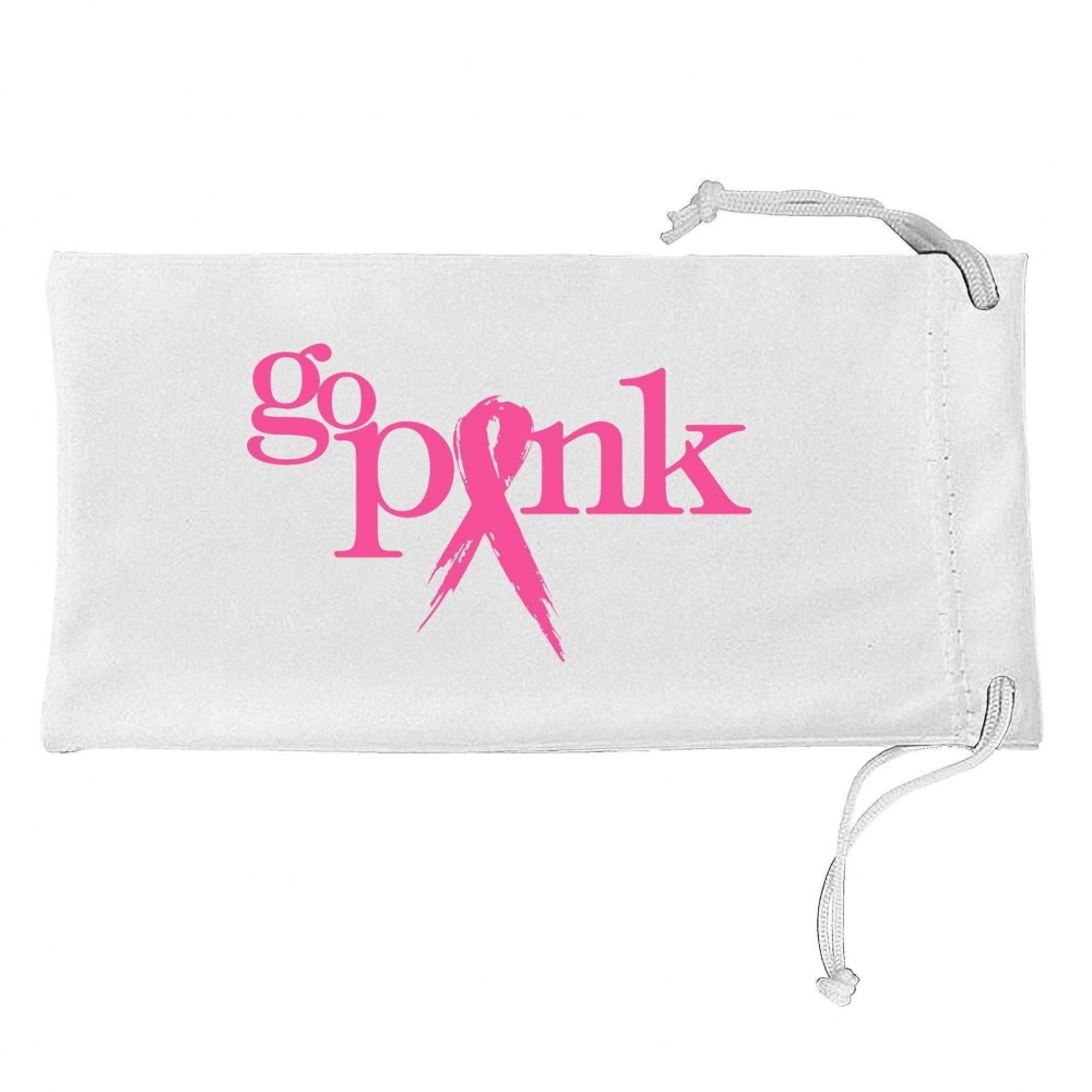 Stock White or Black Sunglasses Microfiber Pouch (Accessory Only) Logo Branded Stock White or Black Sunglasses Microfiber Pouch (Accessory Only) Logo Branded