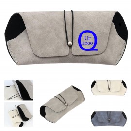 Leather Sunglasses Case with Logo