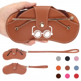 Personalized Portable Sunglasses Holder Bag with Wrist Strap & Neck Rope Lanyard