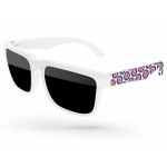 Heat Sunglasses w/Full Color Arm Heat Transfer Custom Imprinted