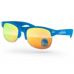 Custom Printed Club Sport Mirror Promotional Sunglasses w/Temple Imprint