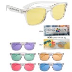 Crystalline Malibu Sunglasses Custom Printed