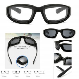 Padded Motorcycle Sunglasses Custom Printed