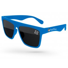 Logo Branded Laser Sunglasses w/Lens Imprint & Full Color Temple Imprint