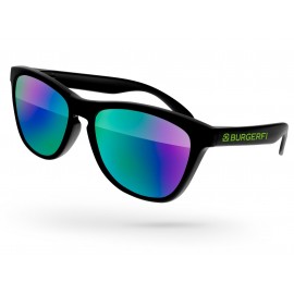 Logo Branded Frog Mirror Sunglasses