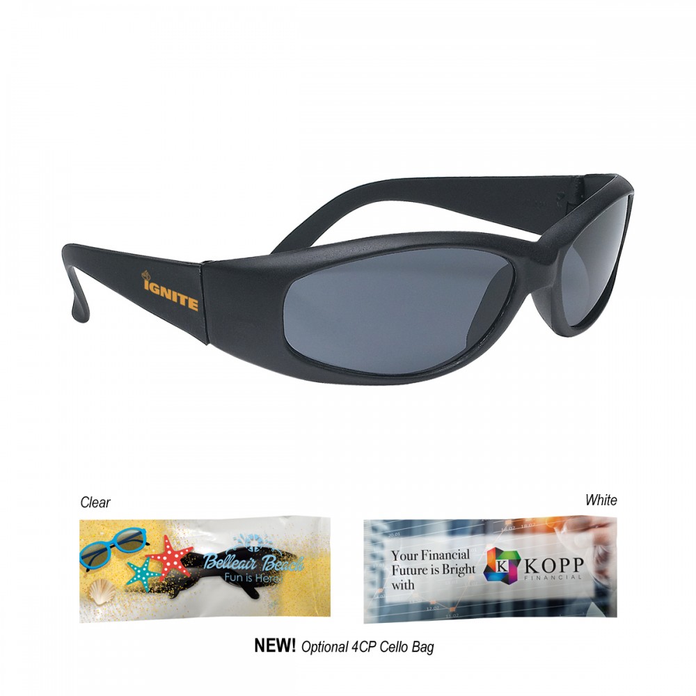 Custom Printed Wraparound Sunglasses