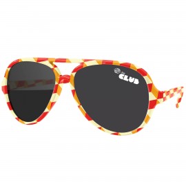Promotional Aviator Sport Sunglasses w/Full Frame Sublimation Wrap