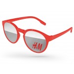 Promotional Vicky Mirror Sunglasses w/1 Color Lens Imprint