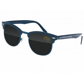 Metal Club Promotional Sunglasses W/ Lens + Temple Imprints Logo Branded