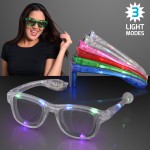 LED Flashing Cool Shade Party Glasses Logo Branded