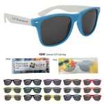 Promotional Colorblock Malibu Sunglasses