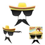Custom Printed Fiesta Sun-Stache Sunglasses