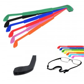 Logo Branded Silicone Eyeglasses Elastic Cord