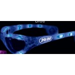 Blue Light Up Sunglasses - Domestic Imprint Logo Branded