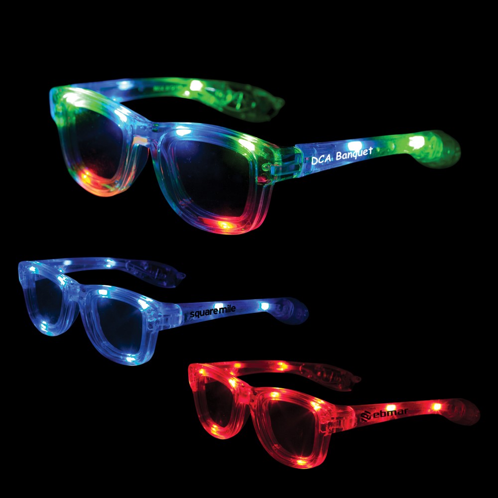 Custom Imprinted LED Iconic Glasses