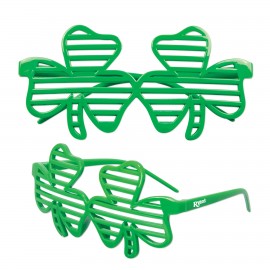 Shamrock Shutter Glasses Custom Imprinted