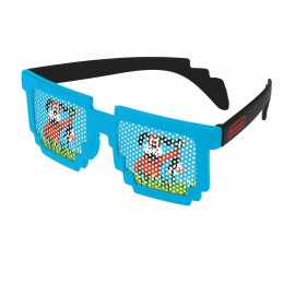 Custom Printed Pinhole 2-Tone Pixel Sunglasses w/ imprint