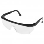 Black Frame Adjustable Safety Glasses Custom Printed