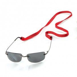 Logo Branded Tubular Knit Polyester Printed Sunglass Strap