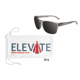 Under Armour Glimpse Sunglasses Gloss Crystal Custom Printed