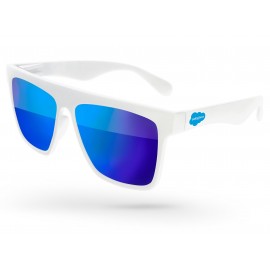 Laser Mirror Sunglasses w/Temple Imprint Custom Printed