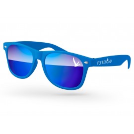 Logo Branded Retro Mirror Sunglasses