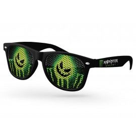 Logo Branded Retro Pinhole Sunglasses
