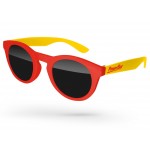 Logo Branded 2-Tone Andy Sunglasses w/Temple Imprint