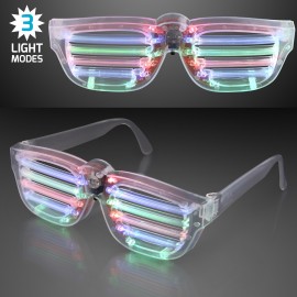 Custom Imprinted Flashing LED Rave Party Shades - BLANK