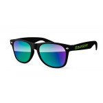 Custom Imprinted Retro Mirror Sunglasses w/ polarized lenses