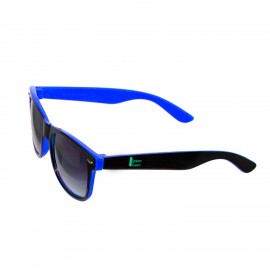 Miami Dual Tone Sunglasses ( Full Color ) Logo Branded