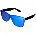 Custom Printed Retro Full Mirrored Sunglasses