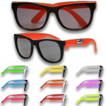 Two Tone Plastic Sunglasses w/UV Protection Custom Imprinted