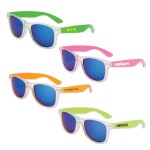 Iconic Clear Color Sunglasses Custom Imprinted