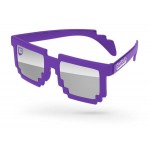 Pixel Mirror Sunglasses w/ 1-color imprints Logo Branded