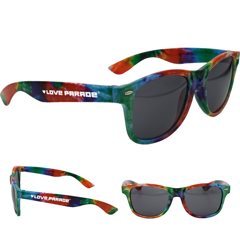 Custom Imprinted Tie Dye Sunglasses