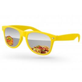 Retro Mirror Sunglasses Logo Branded