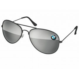 Metal Aviator Mirror Sunglasses Logo Branded