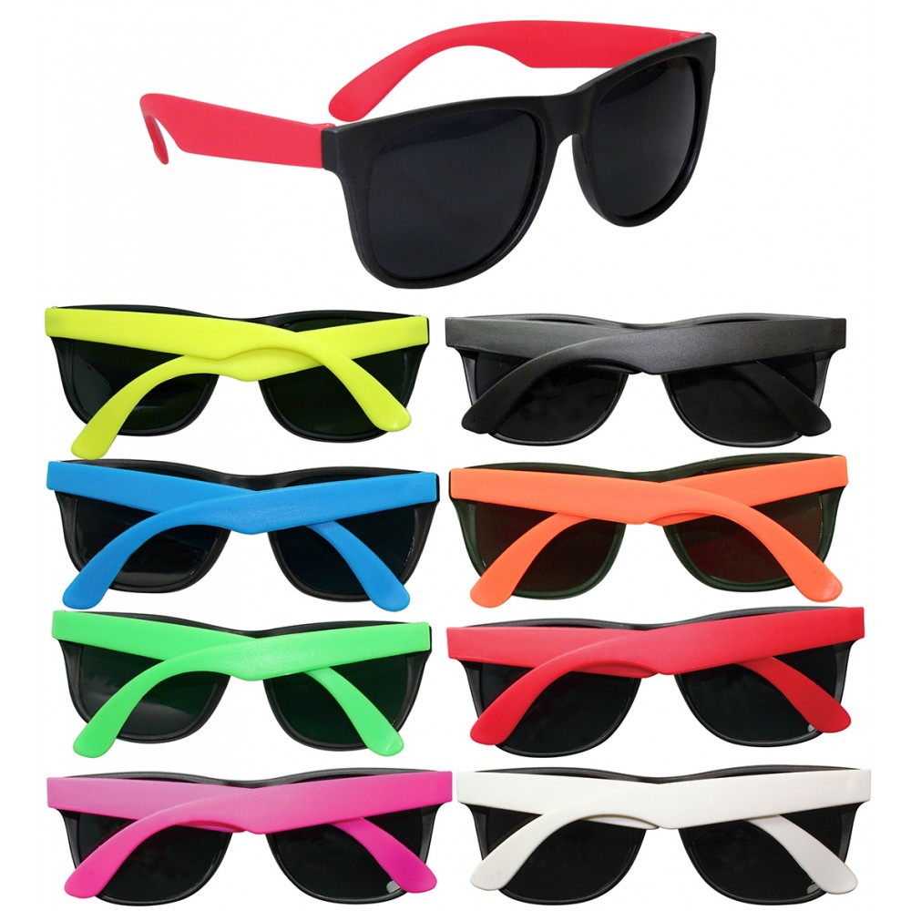 Two Tone Sunglasses - 8 Colors Custom Imprinted