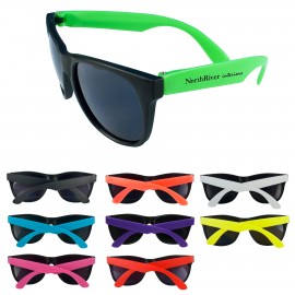 Logo Branded Neon Sunglasses