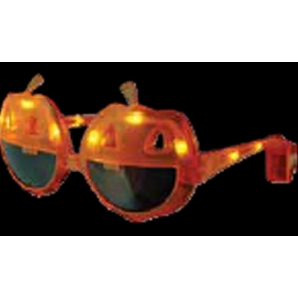 Promotional Light Up Pumpkin Sunglasses - BLANK