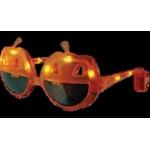 Promotional Light Up Pumpkin Sunglasses - BLANK