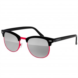 Metal Club Promotional Mirror Sunglasses W/ Temple Imprint Logo Branded